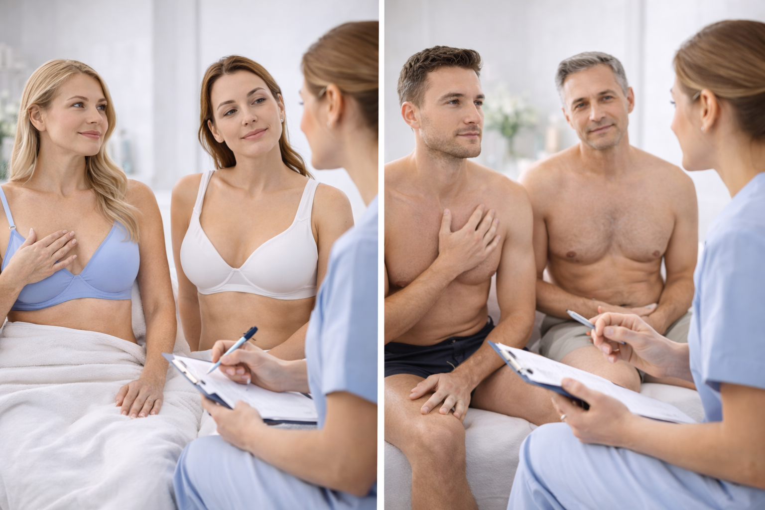 La Lipo Gender Treatment Areas